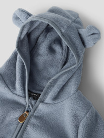 NAME IT Fleece Jakke Meeko Flint Stone